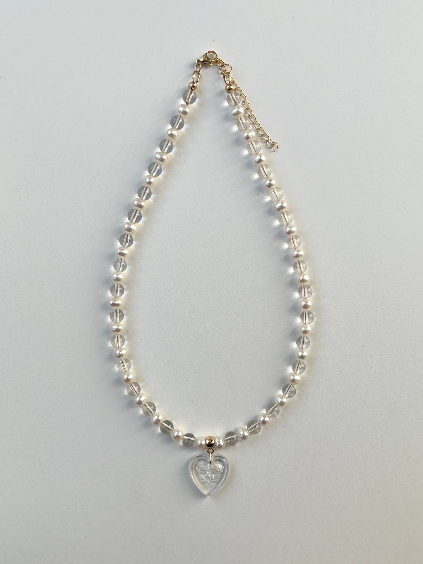 Crystal Rose Necklace