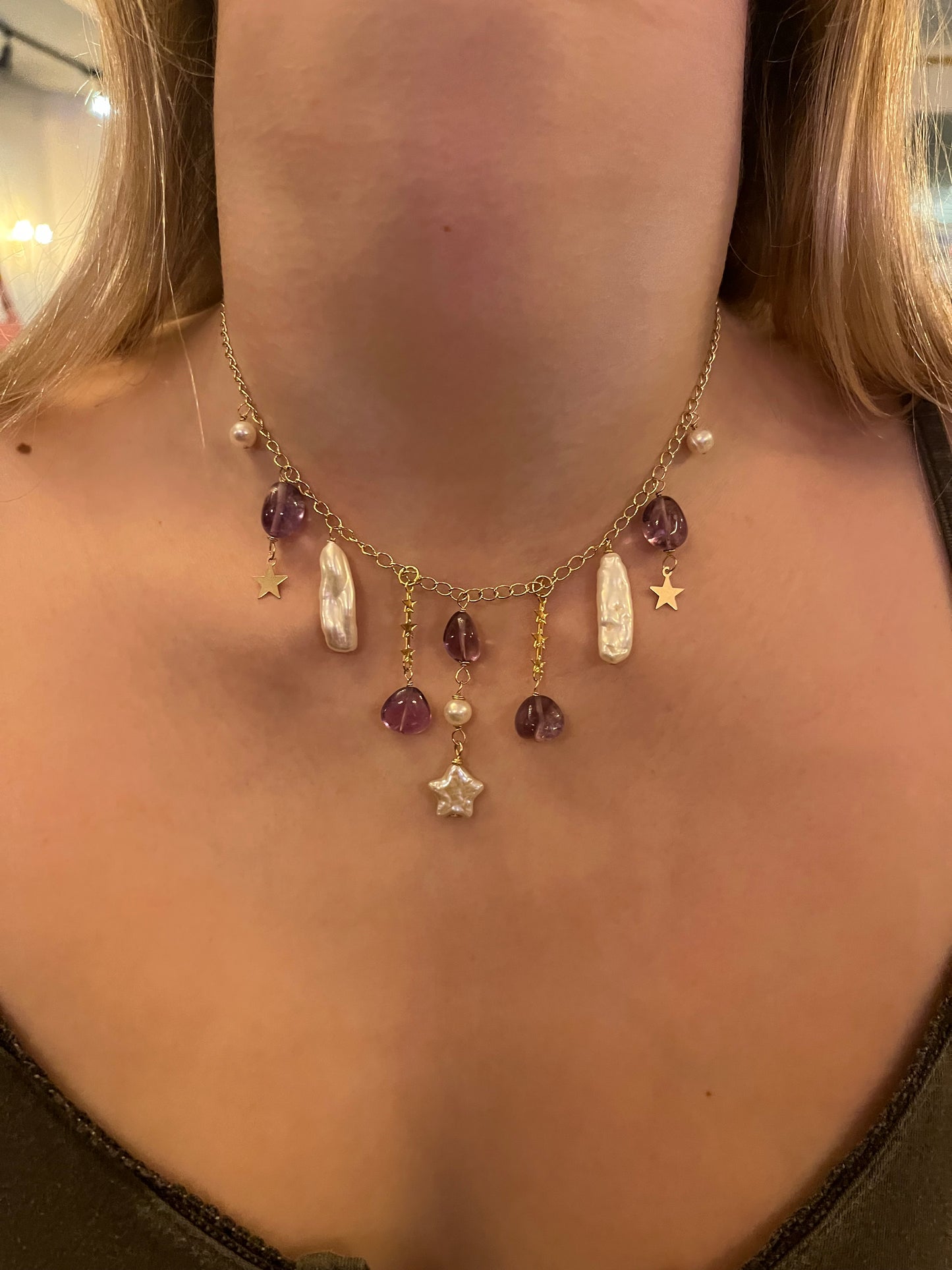 Amethyst Nebula Necklace