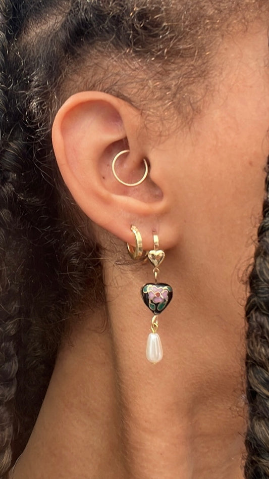Victoria Earrings (black)