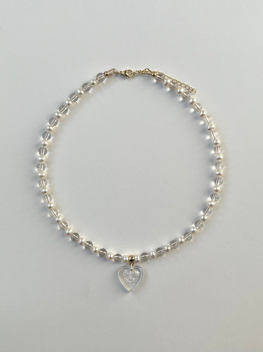 Crystal Rose Necklace