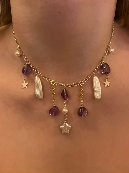 Amethyst Nebula Necklace