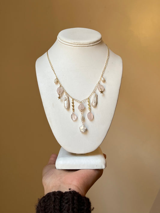 Blush Nebula Necklace