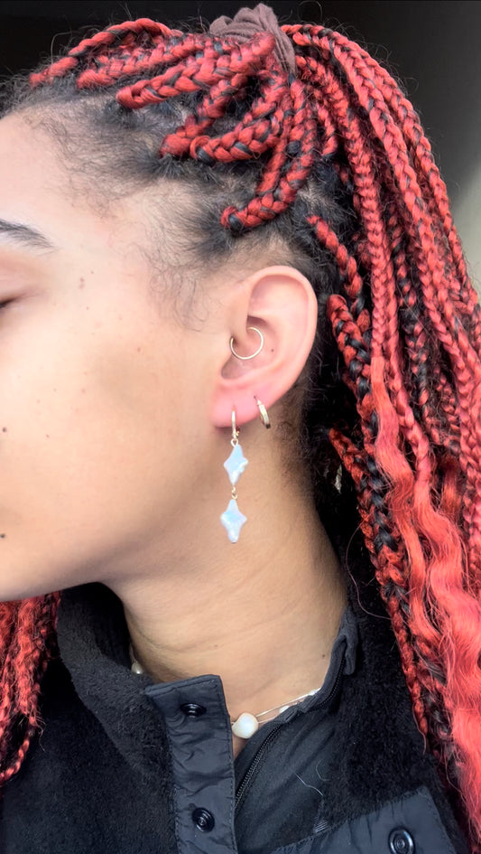 Binary Star Earrings