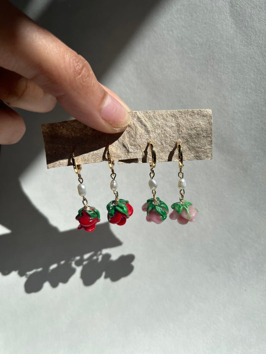 Rose Earrings (multiple colors)