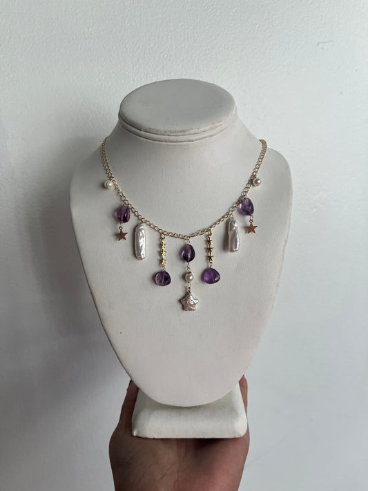 Amethyst Nebula Necklace