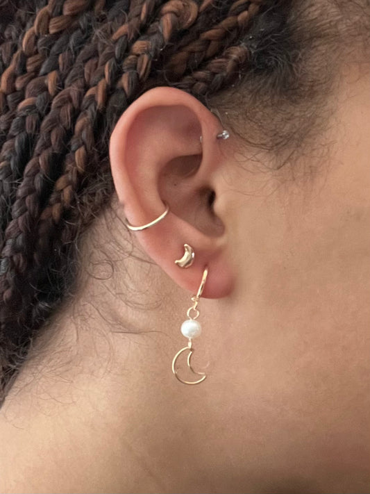 Moon Earrings Set