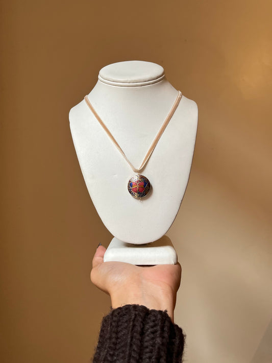 Bellavista Butterfly Velvet Necklace