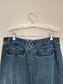 y2k Denim Flare Midi Skirt